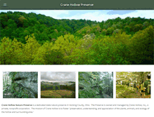 Tablet Screenshot of cranehollow.org